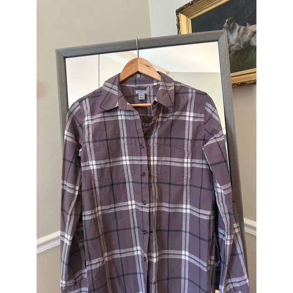 Carhartt Plaid Button Down Shirt Size Small Purple - Picture 5 of 5